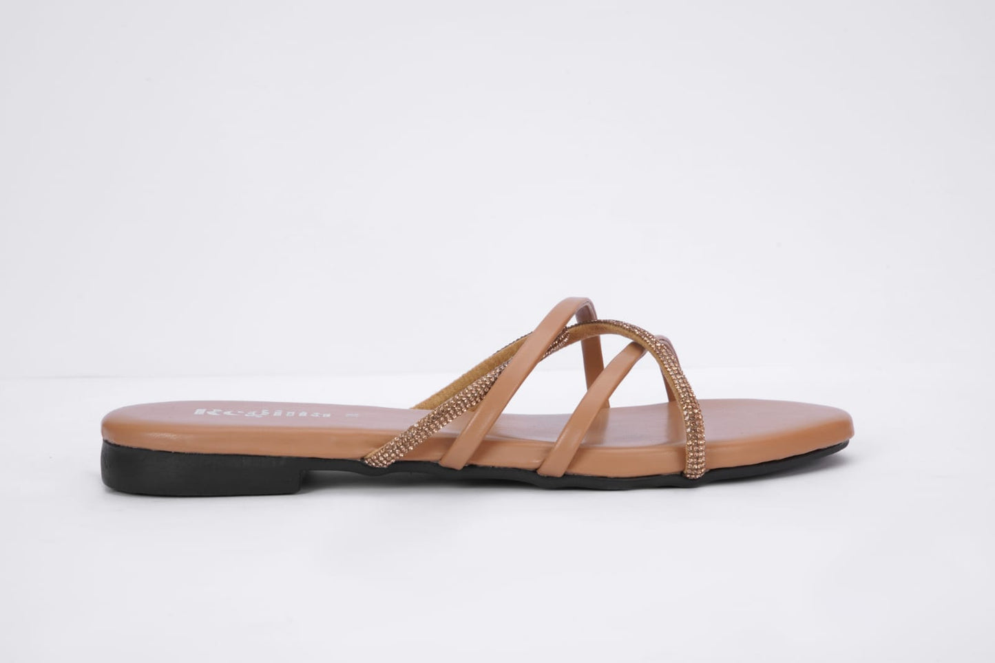 Regina Multi-Strap Brown Sliders